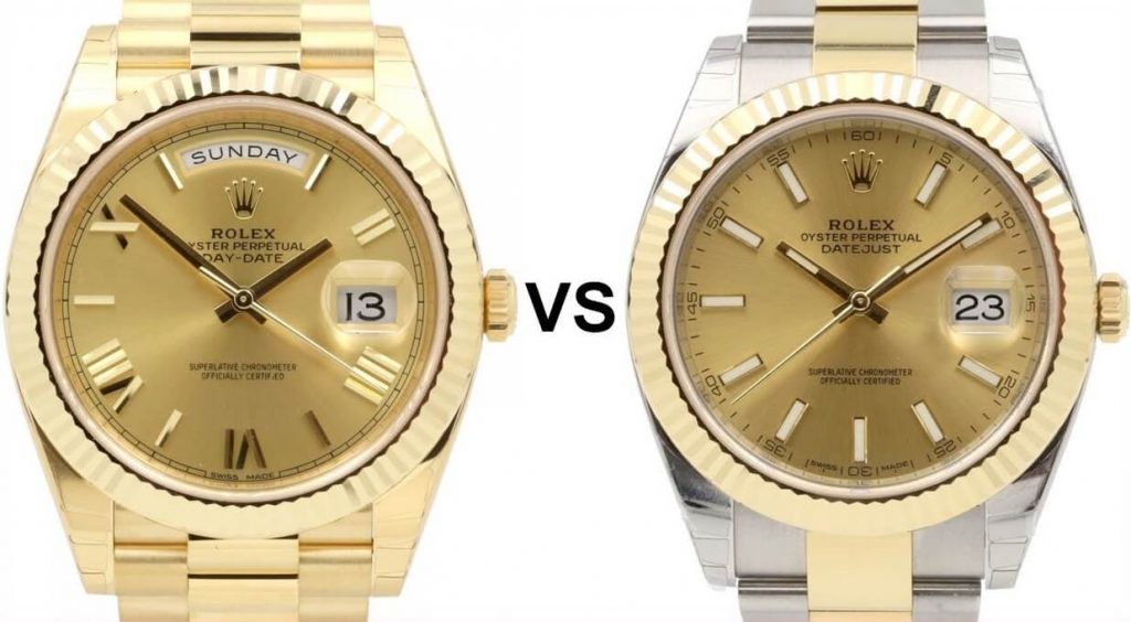 rolex oyster perpetual date fake vs real
